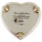 Шкатулка музыкальная "Диана - истинная принцесса", в форме сердца, сувенир. Фарфор. Ardleigh Elliott, США, винтаж, 1998 год (с нюансом). вид 5