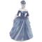 Статуэтка винтажная "Регина", девушка в голубом платье. Высота 18 см. Английский фарфор. Coalport, Великобритания, конец 20 века. вид 3