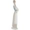 Статуэтка винтажная "Девочка с ягненком". Фарфор. Высота 26 см. Lladro, Испания, вторая половина 20 века. вид 2