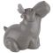 Статуэтка фарфоровая "Бегемотиха с цветком", Высота 10 см, винтаж, Nao для Lladro, Испания, 1997 год (скол). вид 3