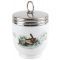 Кодлер (пашотница) "Птички" на 2 яйца, фарфор, Royal Worcester, Великобритания, винтаж, вторая половина 20-го века. вид 2