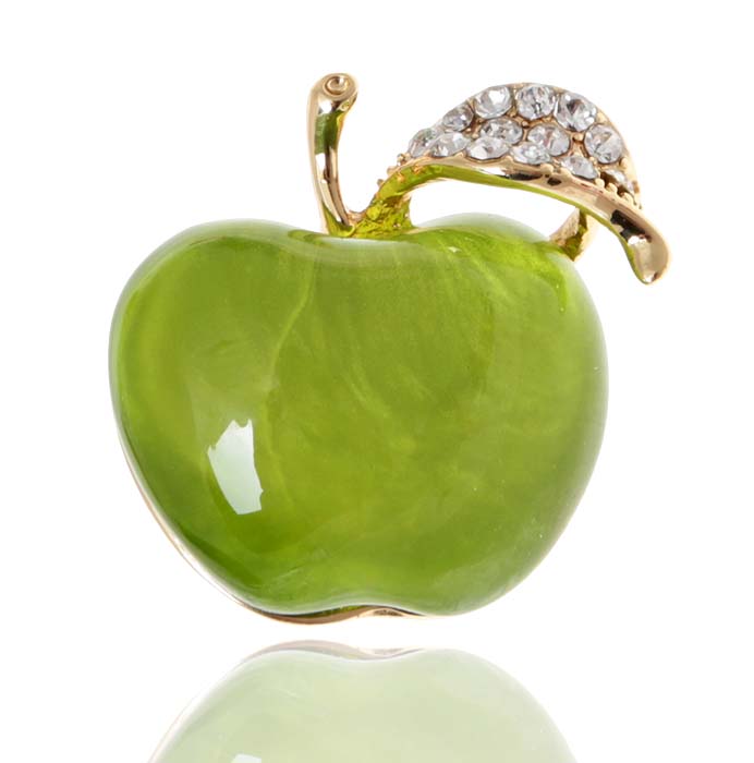 Купить яблоко недорого. Яблоко Ювелирное украшение. Украшения в виде яблока. Брошь яблоко. Брошь в виде яблока.