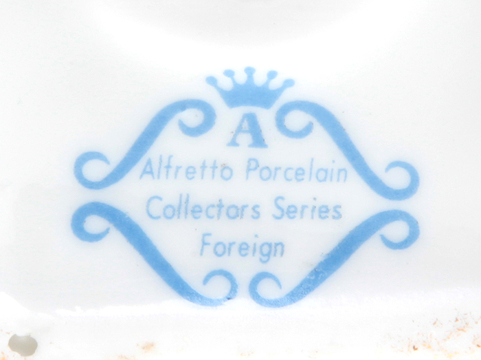 Alfretto porcelain collectors series